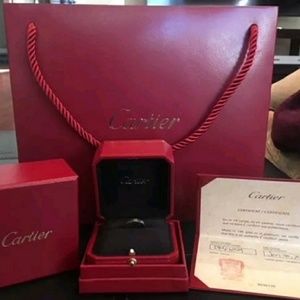 Cartier 18k White Gold Love Ring